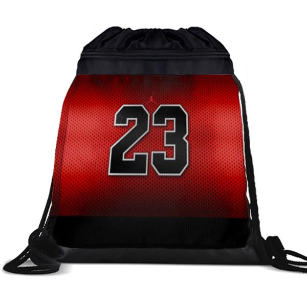 Tas Serut Jordan 23 Drawstring Backpack Tas Basket Tas Sekolah Gym