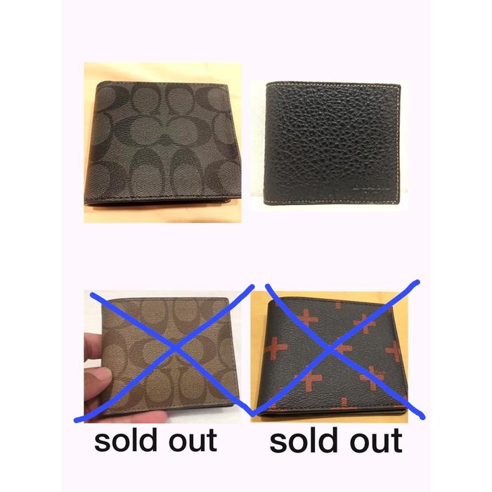 Billfold Coach Wallet 100% Authentic from US Store (Dompet Pria Asli)