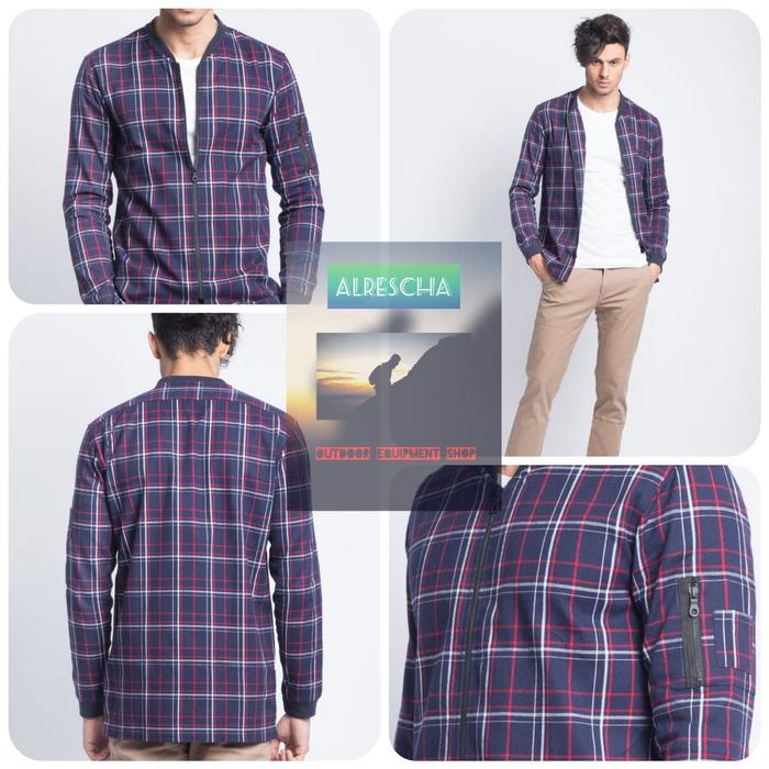 Jaket keren kasual panjang kent & crew original tinggal merah