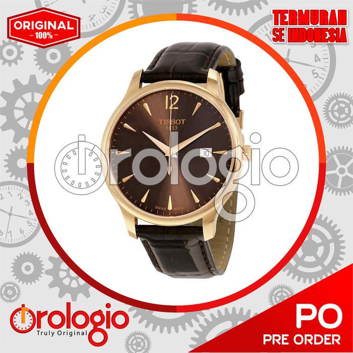 Tissot Tradition Brown Dial Men's Watch ORI TERMURAH