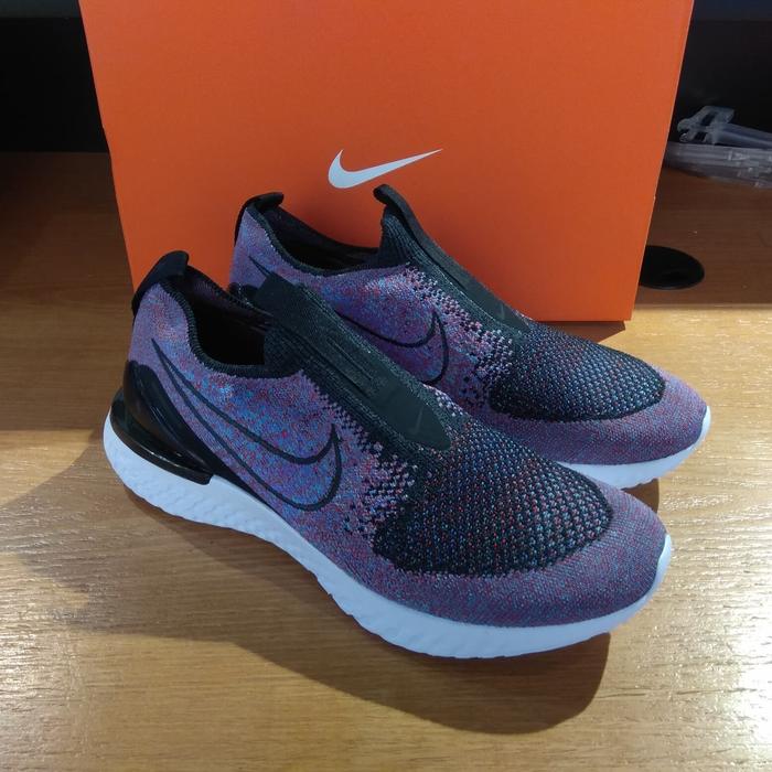 Nike Original Epic Phantom React Flyknit Black University Red