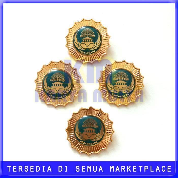 Pin Logo ASN Korpri Warna Biru - Lencana Abdi Negara - Karya Mulya
