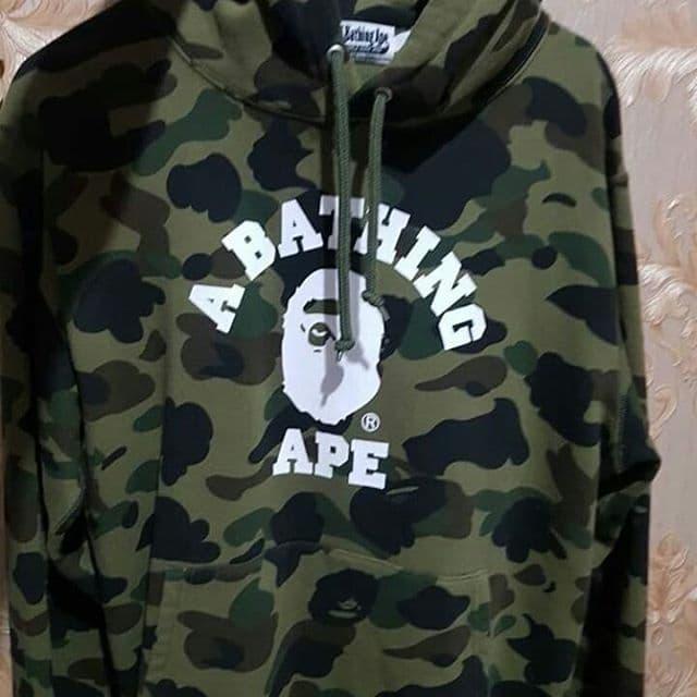 BAPE HOODIE FIRST CAMO