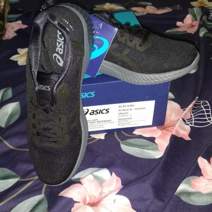 Asics Gel Kenun MX sepatu lari ASIT838N9090 Black BNIB US 8/41 1/3