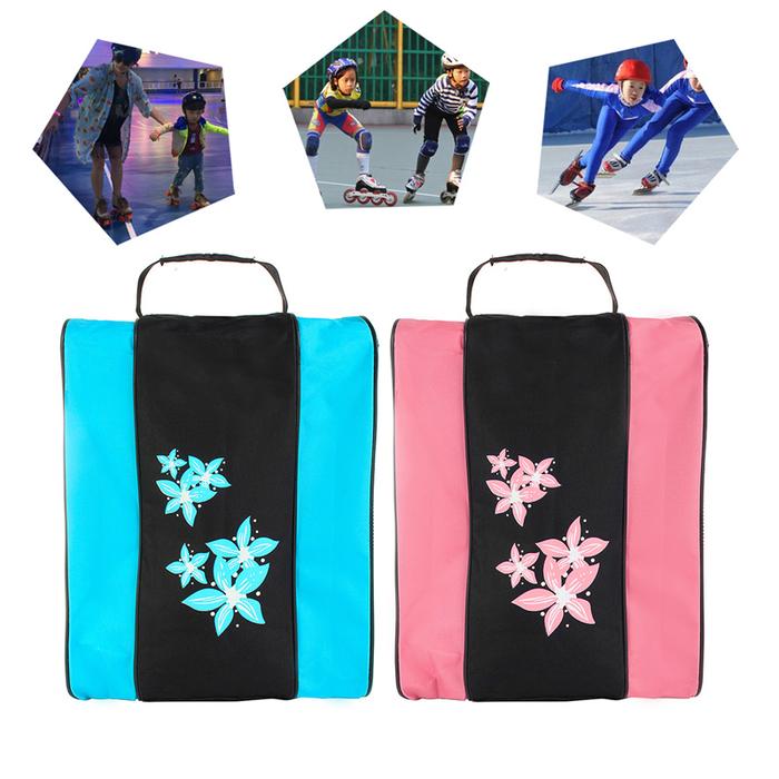 Ice Skating Shoes Bag Breathable Dustproof Handbag Triangle