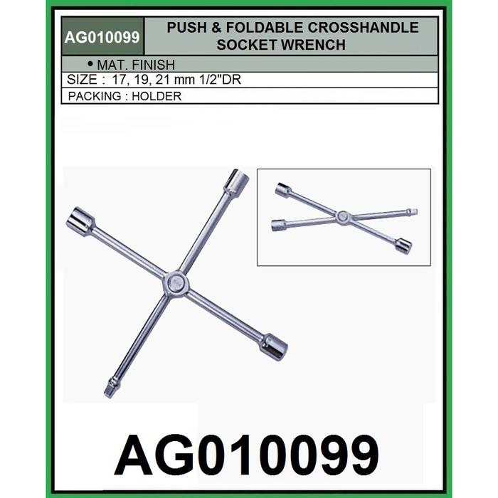 JONNESWAY PUSH & FOLDABLE CROSSHANDLE SOCKET WRENCH ( AG010099 )