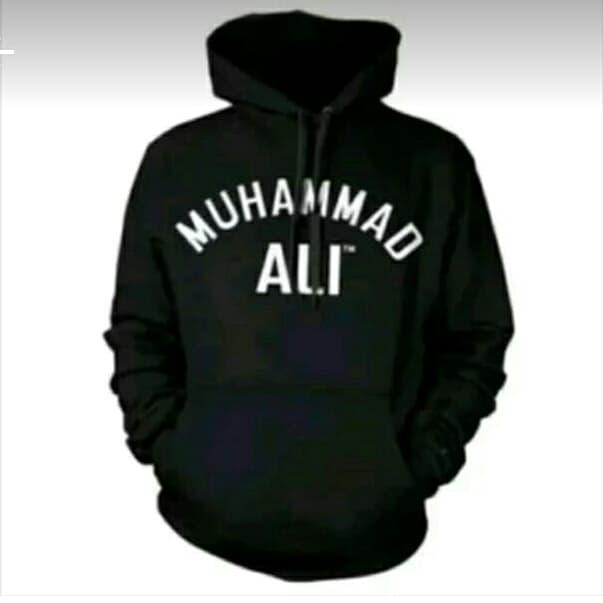 hoodie ziper premium muhammad ali