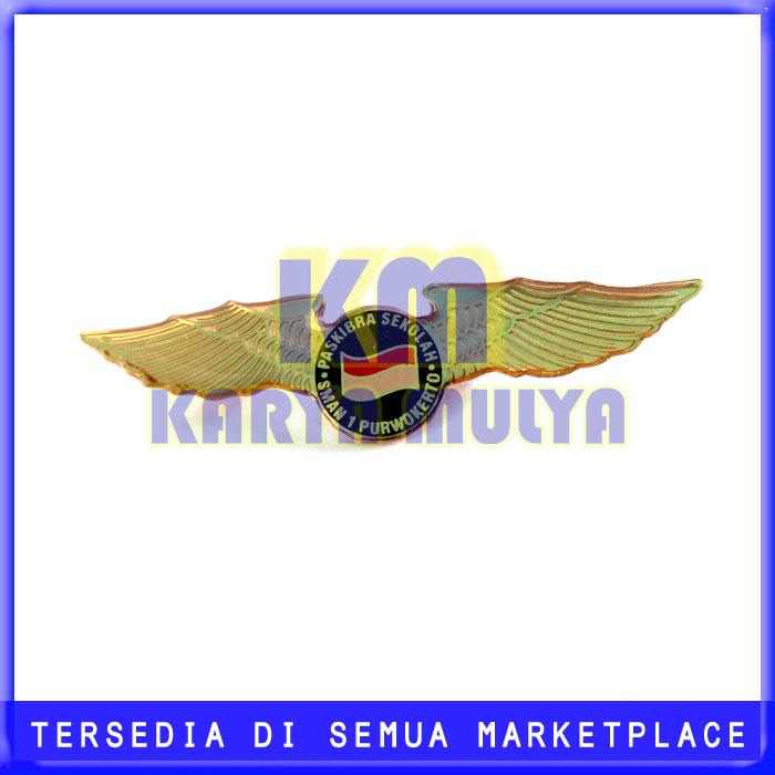 Lencana Pin Paskibra Sekolah - Lencana Paskibra Desain Custom - KM