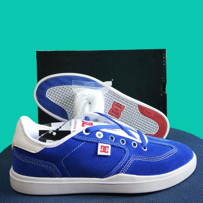 Sepatu Sneaker Skate DC Vestrey Blue White ORIGINAL