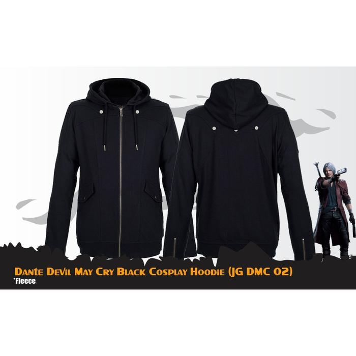 Jaket Dante Devil May Cry Black Cosplay (JG DMC 02)