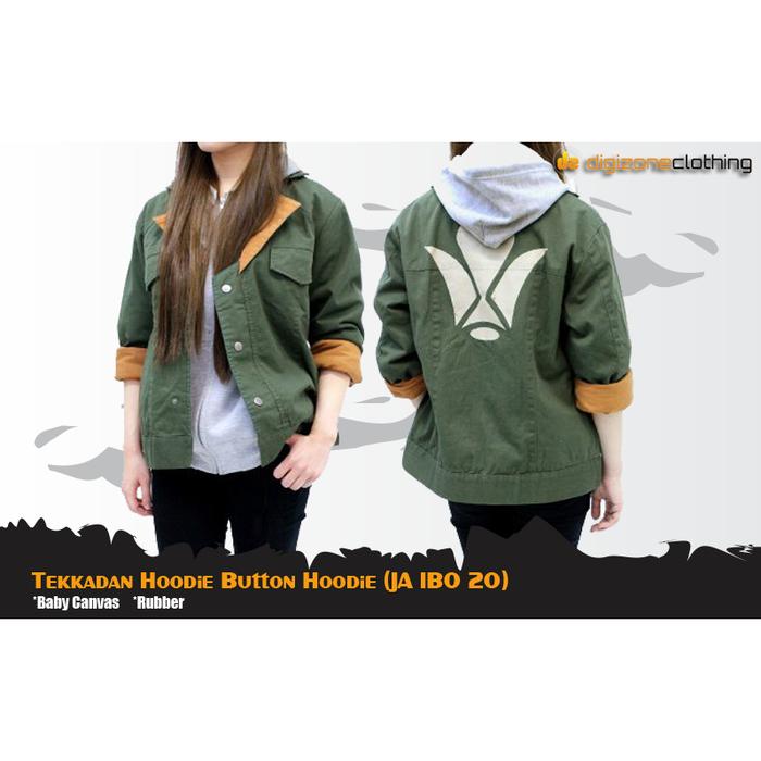 Jaket Tekkadan Hoodie Button (JA IBO 20)