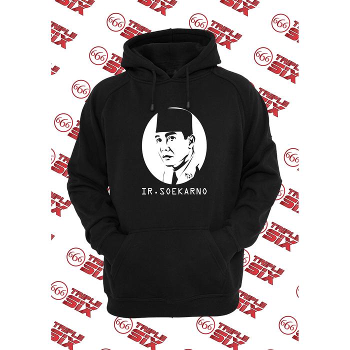 Jaket Hoodie Soekarno merdeka indonesia