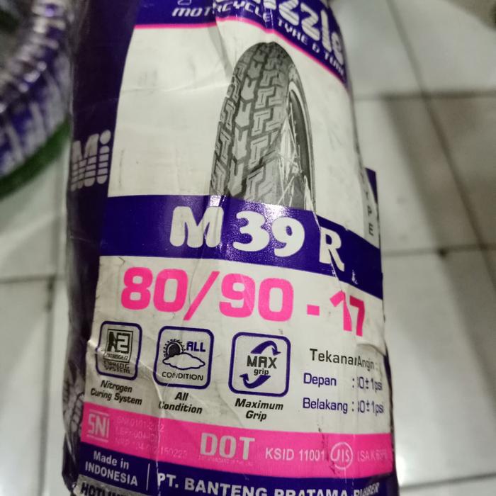 Ban Mizzle 80/90-17 R Rear Belakang Bukan Tubeless