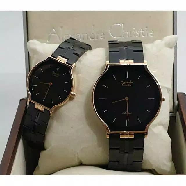 Jam Tangan Couple Alexandre Christie AC8603 Original Mineral Glass
