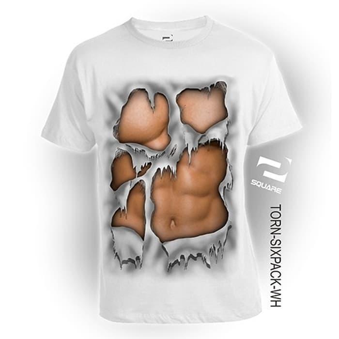 Kaos gambar Robek Kurang bahan - Kaos Anak laki Sixpack