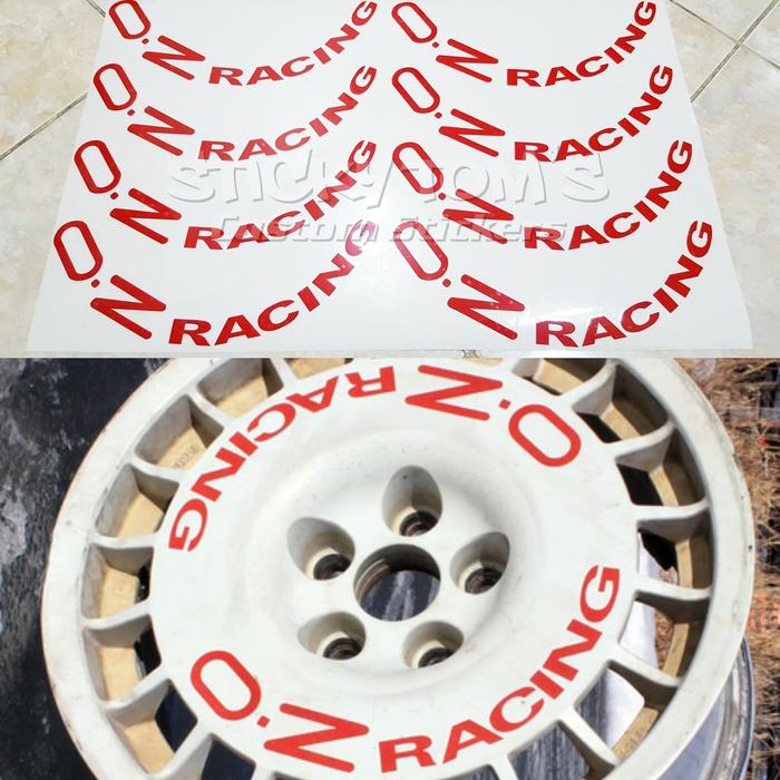 stiker velg OZ rally / OZ piring satu set