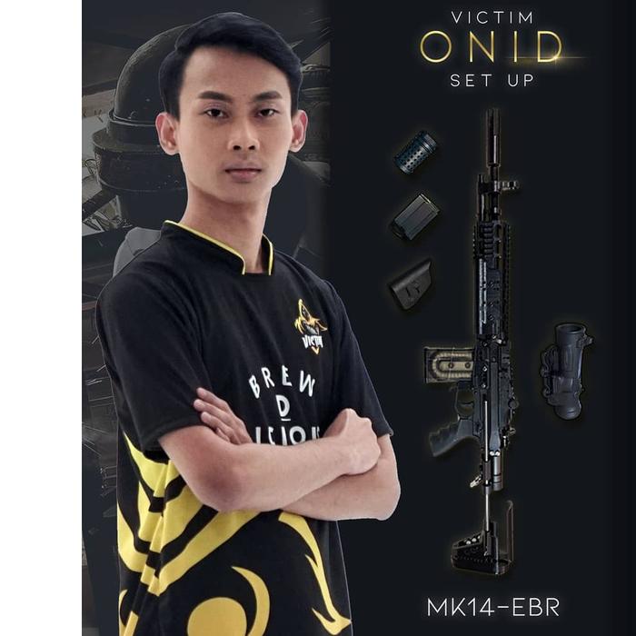 Baju Kaos Jersey VICTIM ESPORT 2019 MLBB|PUBGM|FreeFire Free Nickname