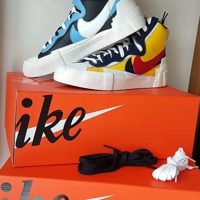 NIKE BLAZER X SACAI OG LIMITED Blue Yellow 100% Authentic ORIGINAL
