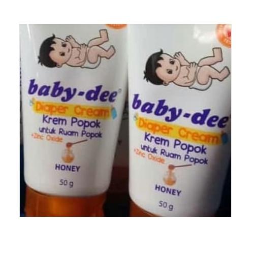 Krim Popok Baby Dee Diaper Cream Honey Tube 50