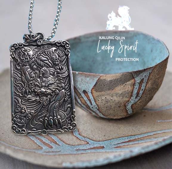 Kalung Liontin Qilin Lucky Spirit (BRP10)