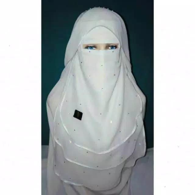 niqab walimah 3layer depan