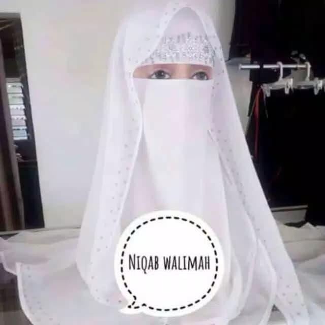 niqab walimah banyak warna