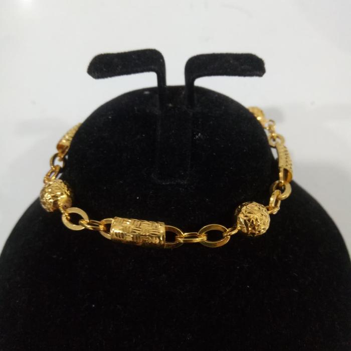 Gelang Emas Asli model rantai Kadar 875
