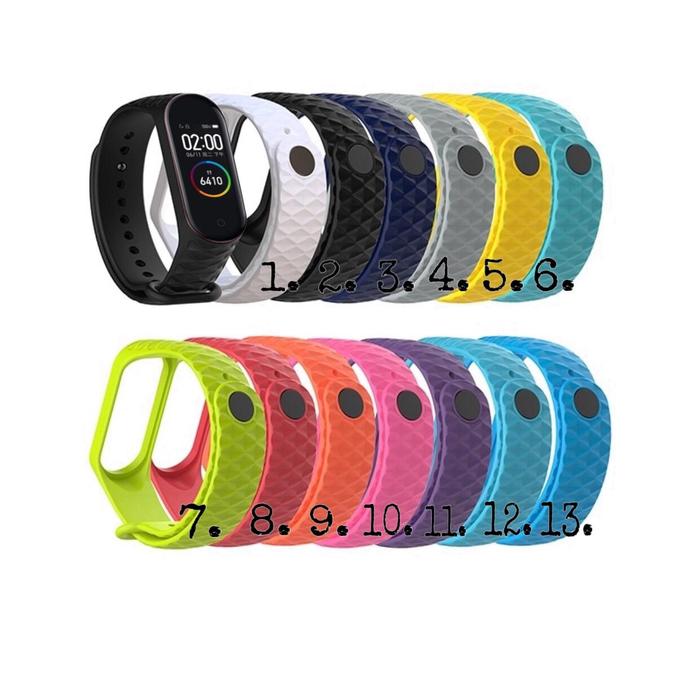STRAP DIAMOND XIAOMI MI BAND 4 SILICONE REPLACEMENET SMARTWATCH MIBAND