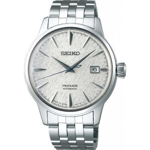Jam Pria Seiko Presage Ori BM Automatic Stainless White 4.4cm