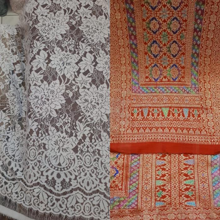 set suji tenun palembang