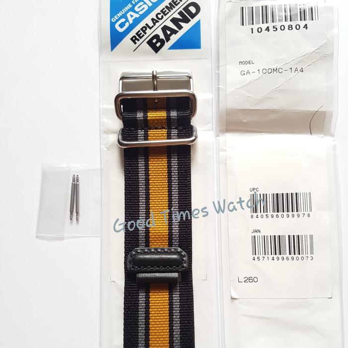 STRAP G-SHOCK GA-100MC-1A4 GA 100MC GA 100 CASIO ORIGINAL