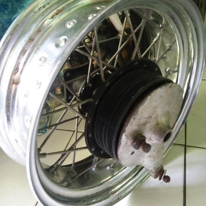velg set hyosung karion buat modif japstyle caferacer bobber