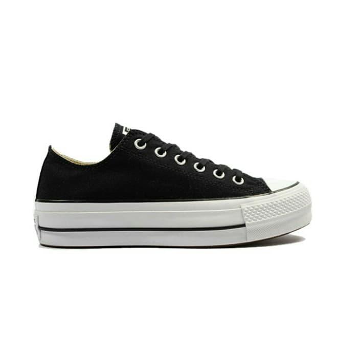 SEPATU SNEAKERS CONVERSE CT AS LIFT OX BLACK ORIGINAL ART. 560250C