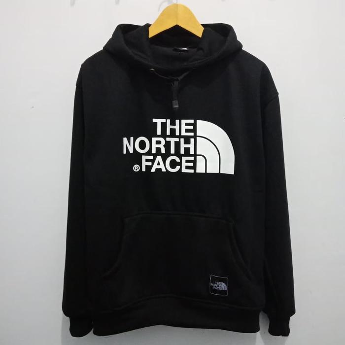 Jumper Hoodie Hitam-the North face-Pria Terlaris
