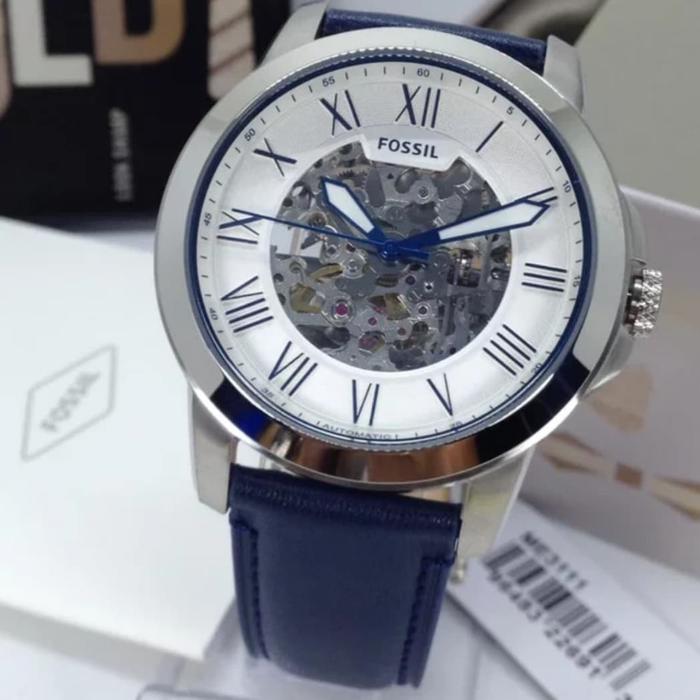 Fossil ME3111 & ME 3111 Navy Automatic Original Fullset