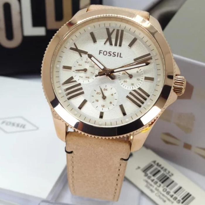 Fossil AM4532 & AM 4532 Leather 40mm Original Fullset