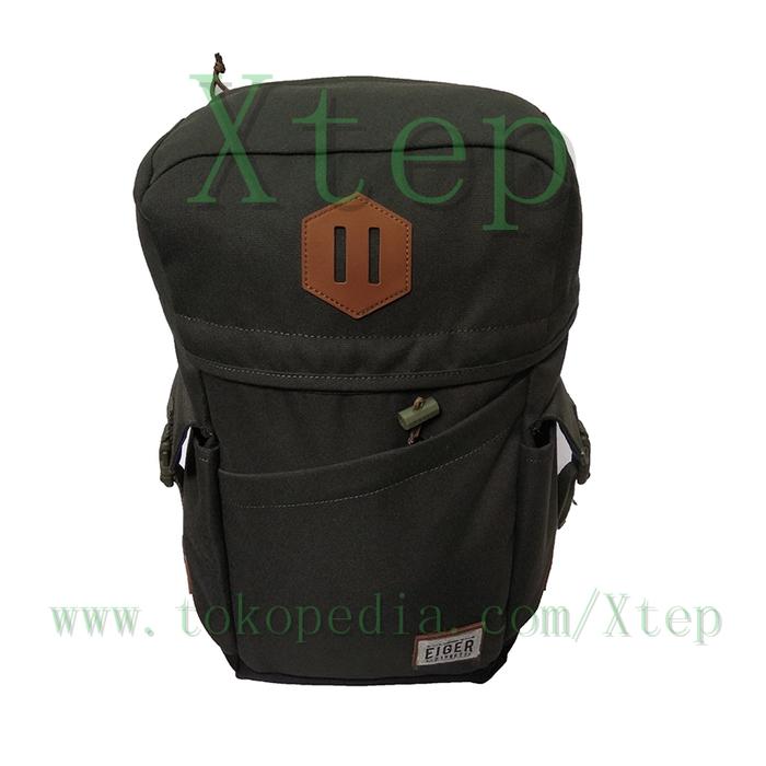 Tas Ransel Eiger 910004501 001 Black Diario Canvas 2.0 Backpack 24L