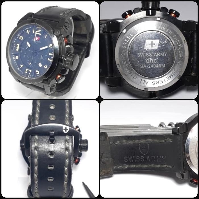SWISS ARMY Dhc+ SA-24046M. JUMBO SIZE. Chrono Aktif Reset Zero Ok