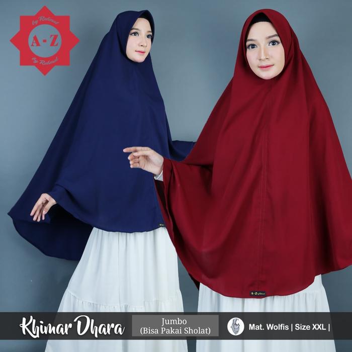 Khimar Woolpeach Jumbo XXL Bisa Pakai Sholat Jilbab Instan Wolfis
