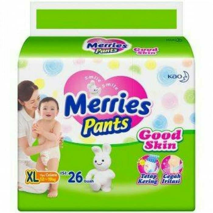 Merries Pants XL 26 Popok bayi celana Merries XL 26 Tipe Celana Popok