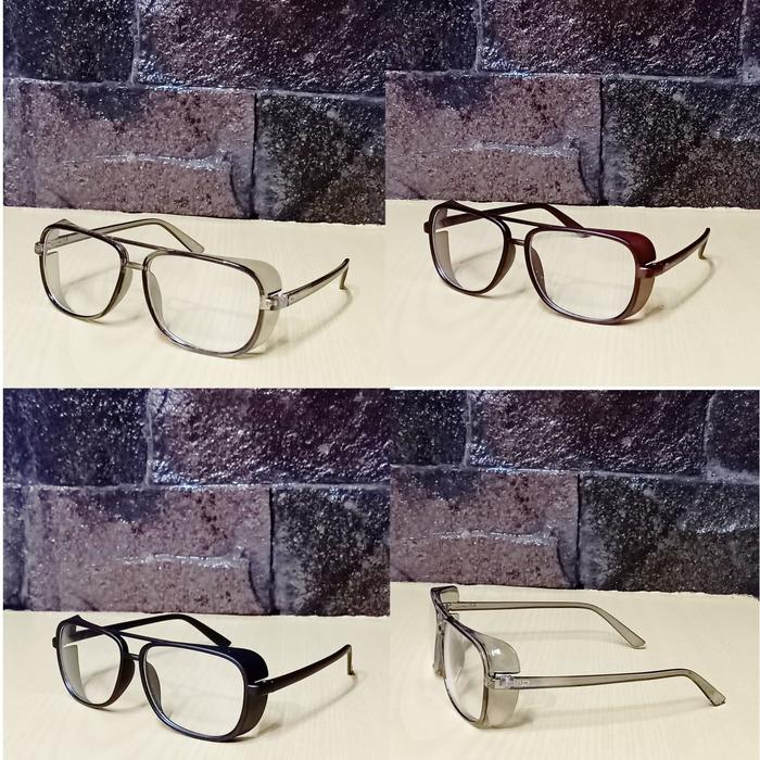 kacamata frame R168 steampunk tony stark