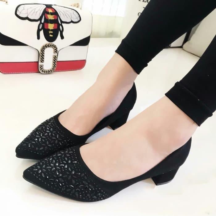 High Heels Vanila Mocca Sepatu HighHeels Wanita Haihil Cewek Hak Tingg