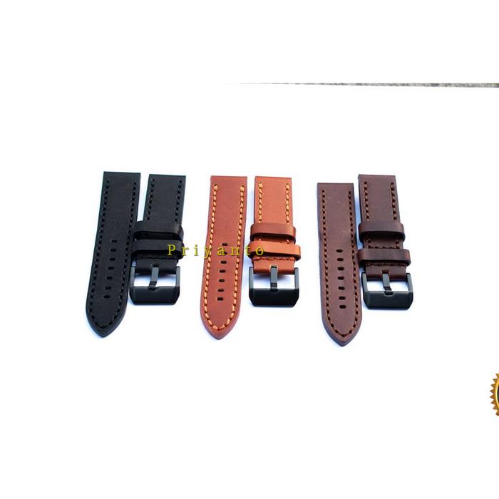 STRAP TALI JAM TANGAN LEATHER KULIT NAUTICA 22M 24MM PREMIUM BONUS PEN