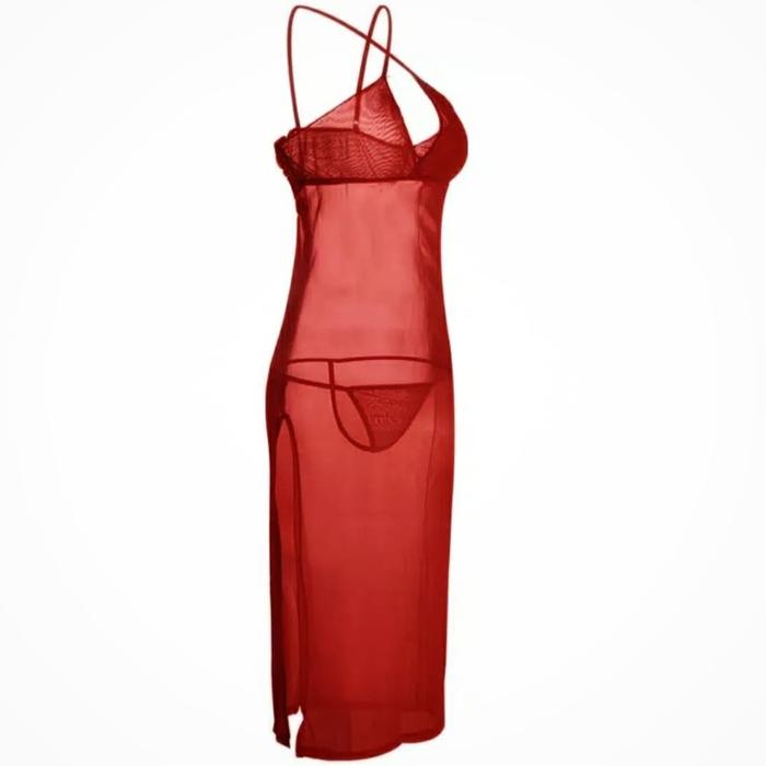 Donna - Sexy Lingerie Long Dress Babydoll Sleepwear