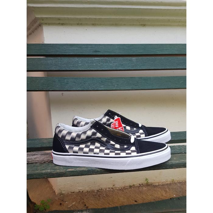 VANS Old Skool Checkerboard Blur Checkered