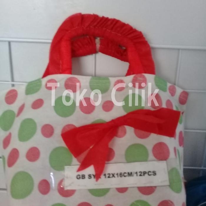 goodybag/tote/tas kain/syr/12x16cm/pouch/kemasan/souvenir/shop/dus kue