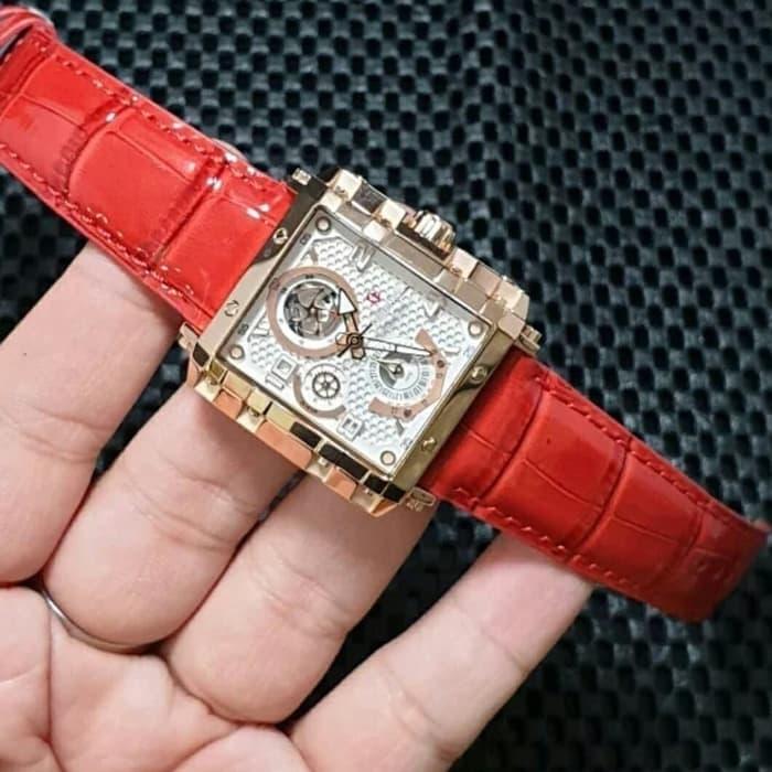 EXPEDITION EXP 6757 - JAM TANGAN WANITA ORIGINAL - ROSEGOLD RED