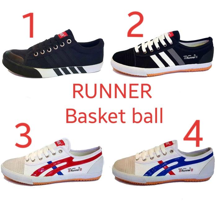 RUNNER BASKET BALL - Sepatu sneakers olahraga original, sekolah
