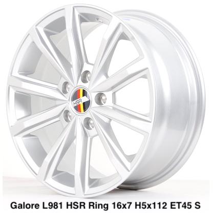 Pelek mercedes racing GALORE HSR ring16 lebar7 lobang5
