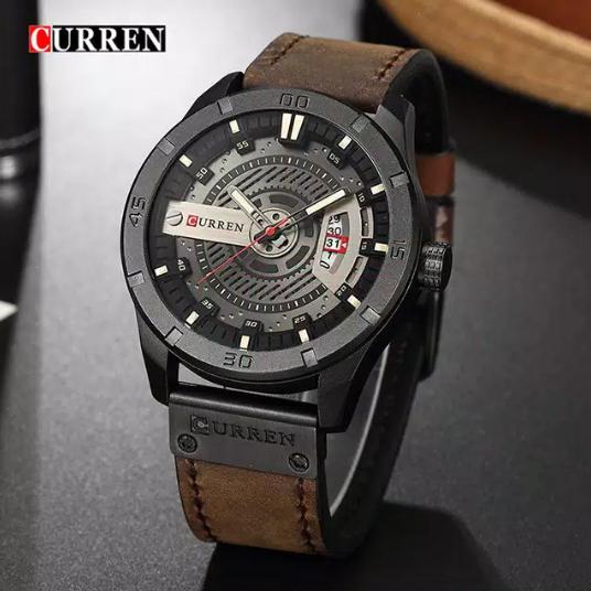 JAM TANGAN PRIA CURREN 8301 ORIGINAL murah tanggl aktif
